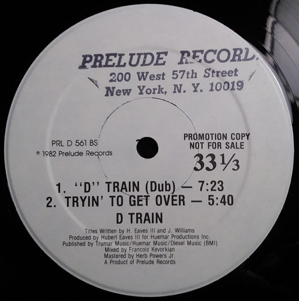 D Train* : Walk On By (12", Promo, Han)