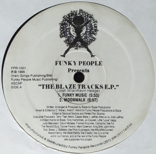 Funky People : The Blaze Tracks E.P. (12", EP)