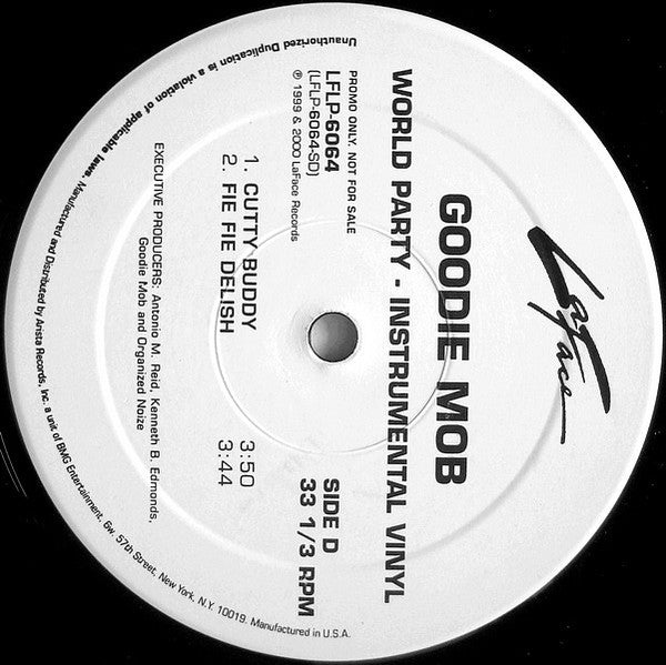 Goodie Mob : World Party (Instrumental Vinyl) (2xLP, Album, Promo)
