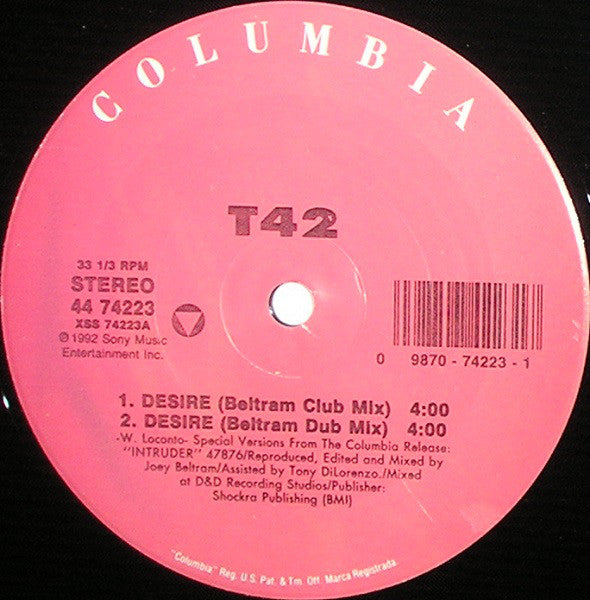 T42 : Desire (12")