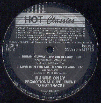 Various : Hot Classics, Issue 2 (12", EP, Comp, Promo)