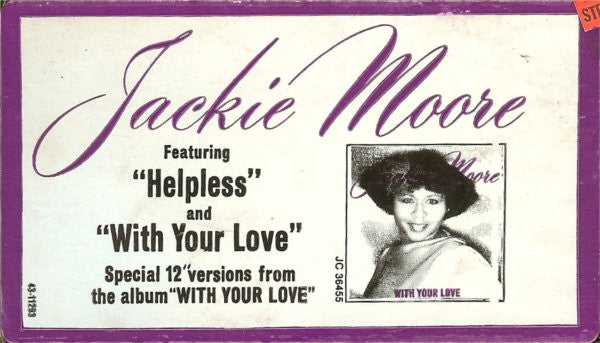 Jackie Moore : Helpless (12", Single)
