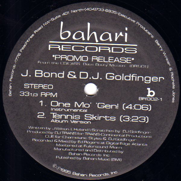 J. Bond (2) & Goldfinger (22) : One Mo Gen (12", Promo)