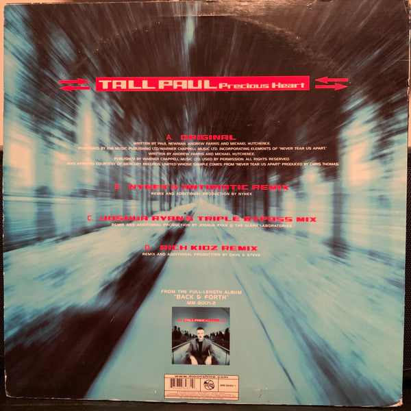 Tall Paul : Precious Heart (2x12")