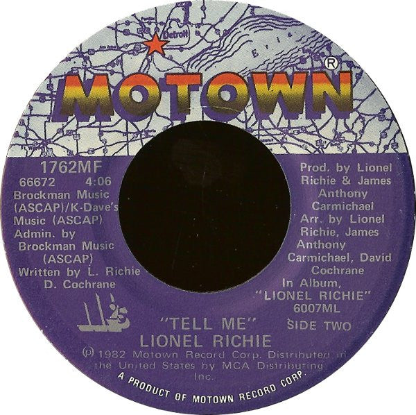 Lionel Richie : Penny Lover / Tell Me (7", Single)