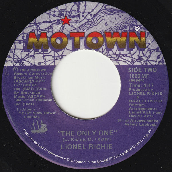 Lionel Richie : Love Will Conquer All (7", Single)