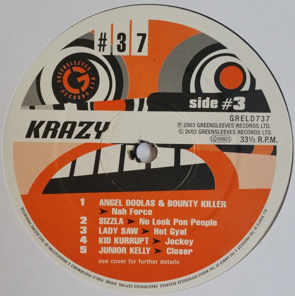Various : Krazy (2xLP, Comp)
