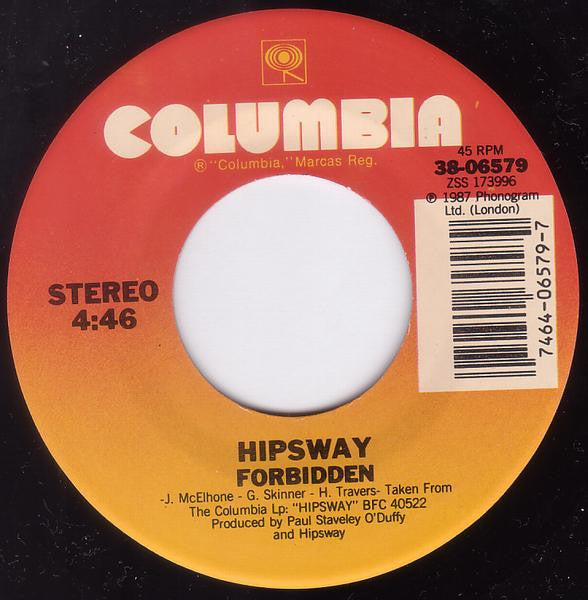 Hipsway : The Honeythief (7", Single, SRC)