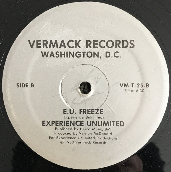 Experience Unlimited* : Knock Him Out Sugar Ray / E.U. Freeze (12")