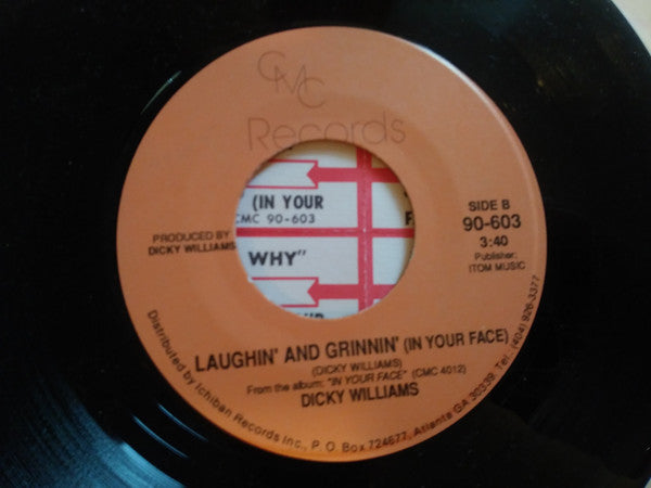 Dicky Williams : I Wanna Know Why (7", Single)
