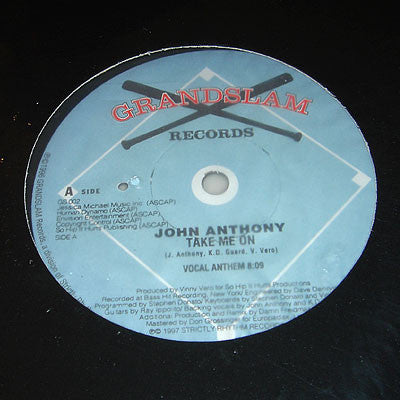 John Anthony (5) : Take Me On (12")