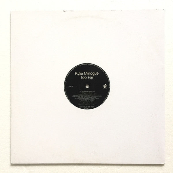 Kylie Minogue : Too Far (12", Promo)