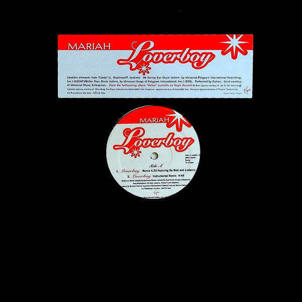 Mariah Carey : Loverboy (12", Promo)