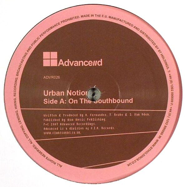Urban Notion : On The Southbound / Tora Bora (12")
