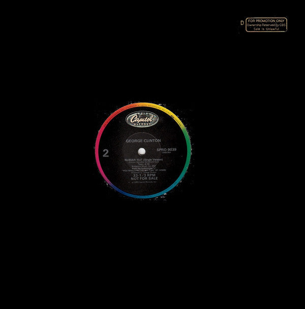 George Clinton : Nubian Nut (12", Single, Promo)