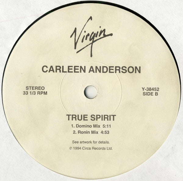 Carleen Anderson : True Spirit (12")