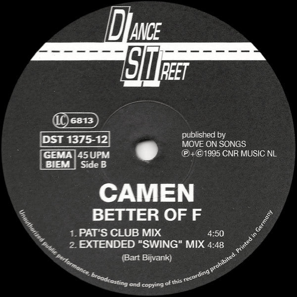 Camen : Better Off (12")