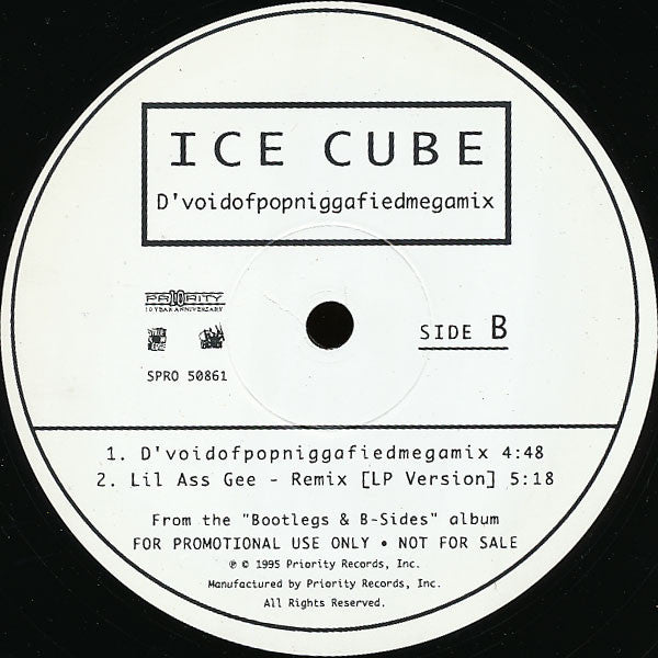 Ice Cube : Lil Ass Gee (Remix) (12", Promo)