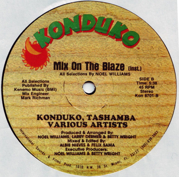 Various : Mix On The Blaze (12", Mixed)