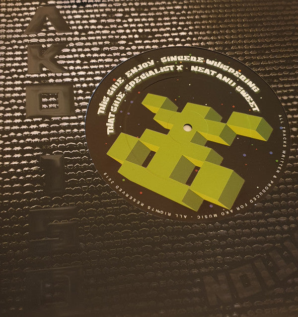 Enjoy (6) / Specialist X : Sincere Whispering / Neat And Sweet (12", Ltd)