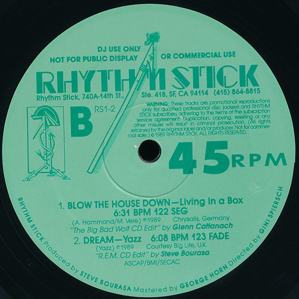 Various : Rhythm Stick 1-2 (2x12", Comp, Promo)