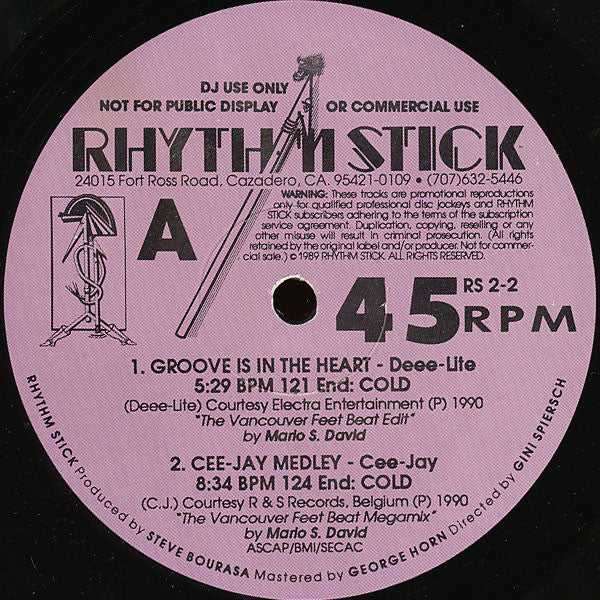 Various : Rhythm Stick 2-2 (2x12", Comp, Promo)
