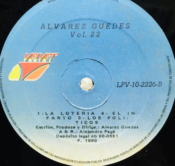 Alvarez Guedes : Vol. 22 (LP, Album)