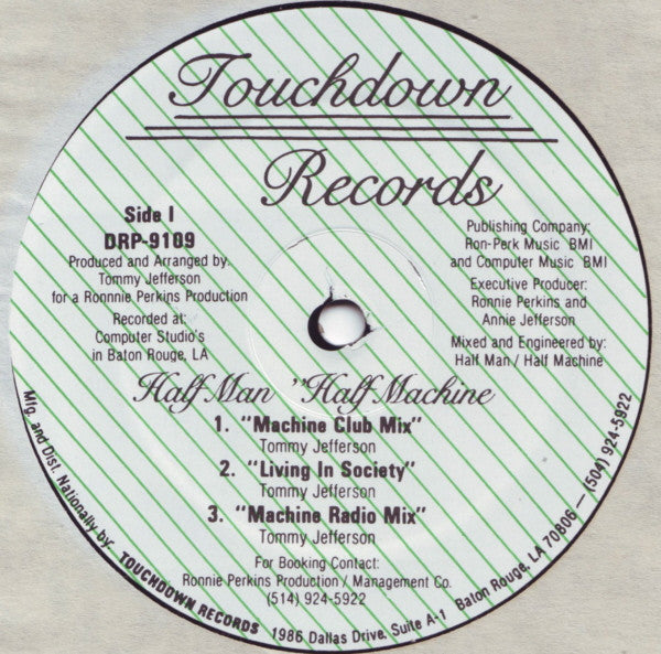 Half Man Half Machine : Half Man Half Machine (12", EP)