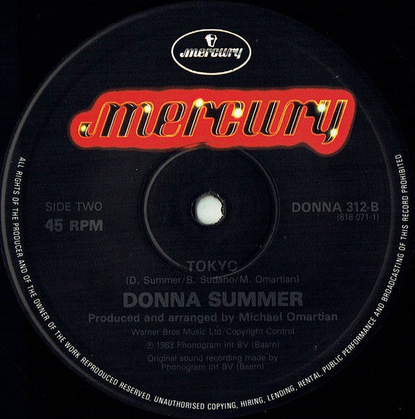 Donna Summer : Stop, Look & Listen (Extended Remix) (12", Single)