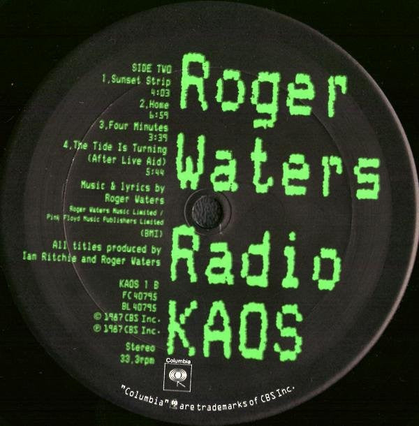 Roger Waters : Radio K.A.O.S. (LP, Album)