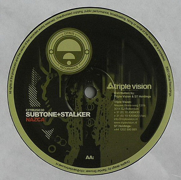 Morebeat (2) / Subtone & Stalker : Butterfly In Hell / Nazca (12")