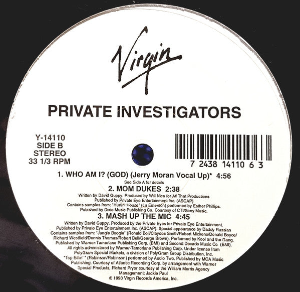 Private Investigators : Who Am I? (God) (12")