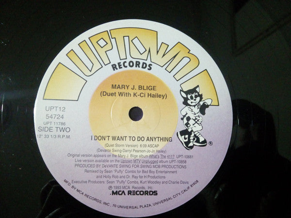 Mary J. Blige Duet With K-Ci Hailey* : I Don't Want To Do Anything (12", Single)