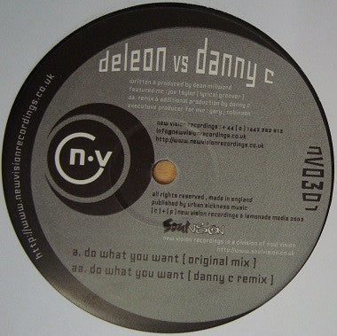 Deleon : Do What You Want (12")