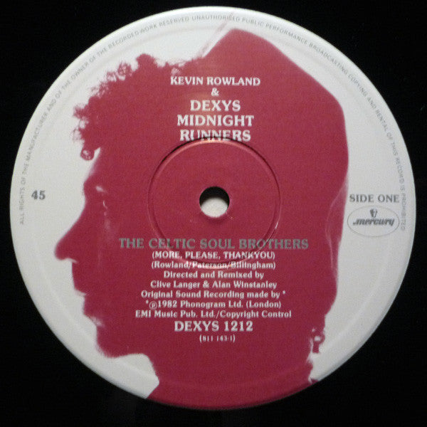 Kevin Rowland & Dexys Midnight Runners : The Celtic Soul Brothers (12")
