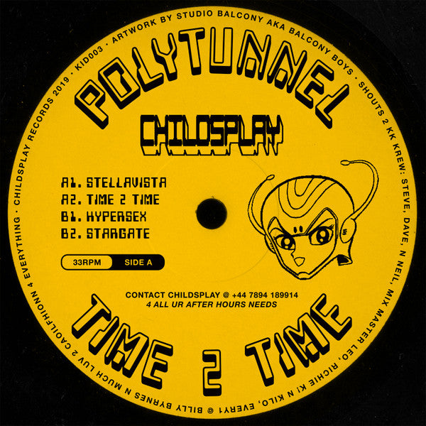 Polytunnel : Time 2 Time (12", EP, Ltd)
