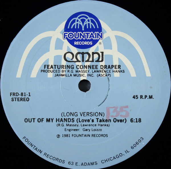 Omni (2) Featuring Connee Draper : Out Of My Hands (Love's Taken Over) (12")