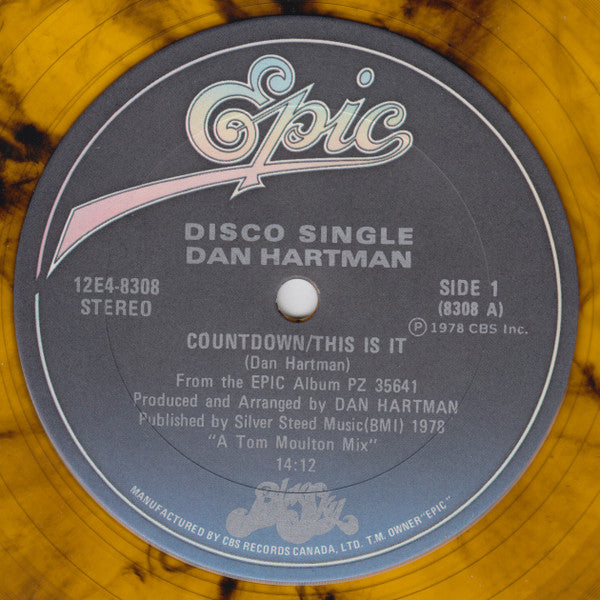 Dan Hartman : Countdown/This Is It / Instant Replay (12", Yel)