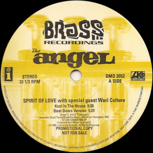 The Angel : Spirit Of Love (12", Promo, SRC)