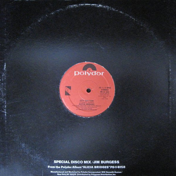 Alicia Bridges : I Love The Nightlife (Disco Round) (12", SP )