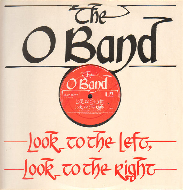 A Band Called "O" : Look To The Left, Look To The Right (12", Red)