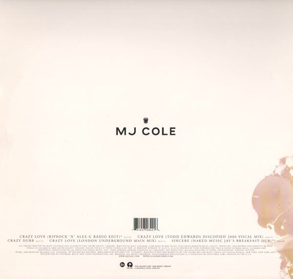 MJ Cole : Crazy Love (12")