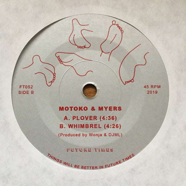 Motoko & Myers : Plover / Whimbrel (7", Single)