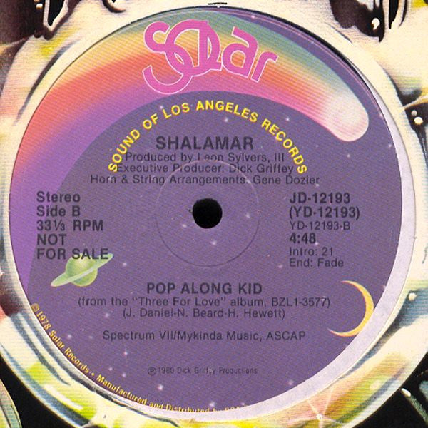 Shalamar : Make That Move (12", Promo)