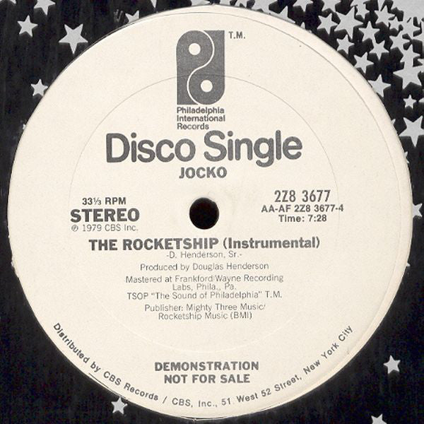 Jocko : The Rocketship (12", Promo)