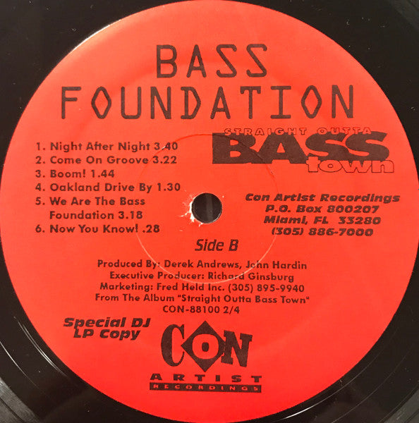 Bass Foundation (2) : Straight Outta Bass Town (LP, Album)