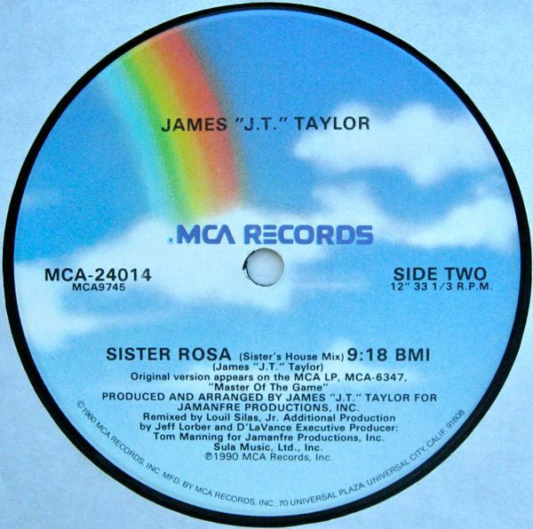 James "J.T." Taylor* : Master Of The Game (12", Single)