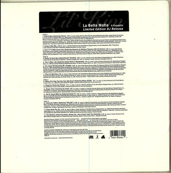 Lil' Kim : La Bella Mafia (The Explicit Album) (2xLP, Album, Ltd, Promo)