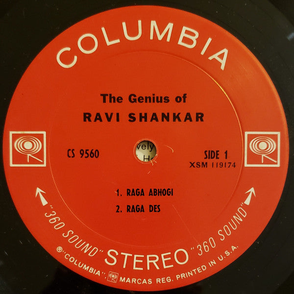 Ravi Shankar : The Genius Of Ravi Shankar (LP, San)