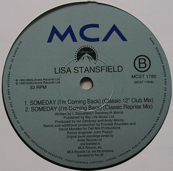 Lisa Stansfield : In All The Right Places (12")